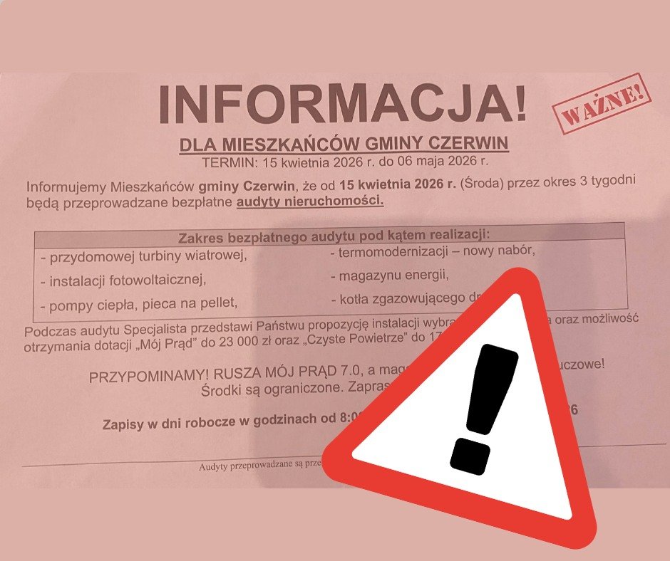 Uwaga na oszustów, podszywają się pod Urząd Gminy!