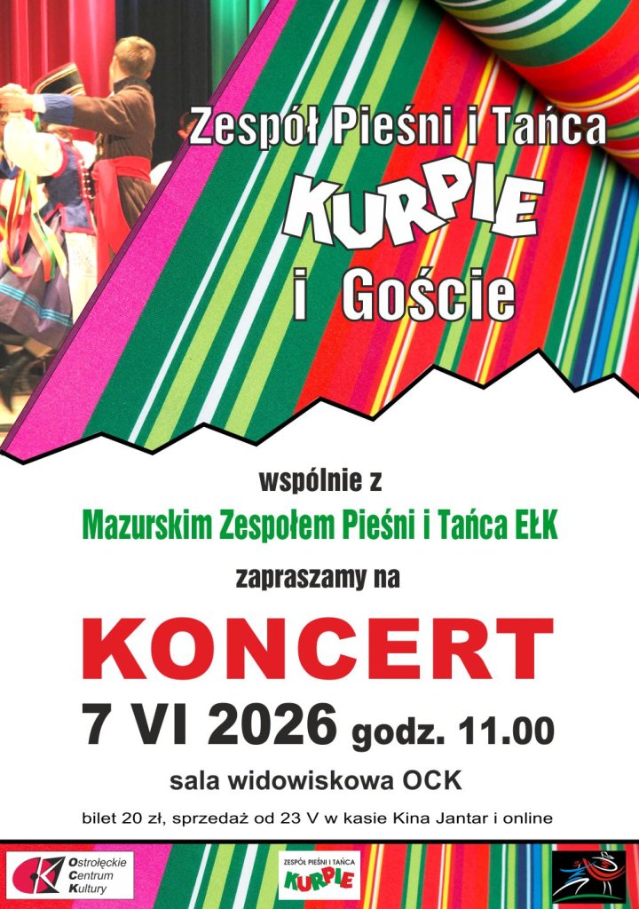 Taniec, muzyka i tradycja. Zespół „Kurpie” zaprasza na koncert