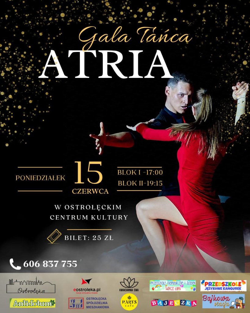 Gala Tańca Atria w OCK: dwa bloki pokazów i ponad 200 wykonawców