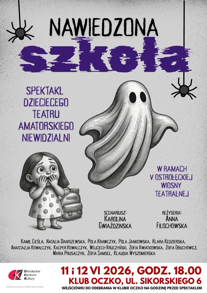 „Nawiedzona szkoła” w Klubie Oczko. Młodzi aktorzy zapraszają na scenę