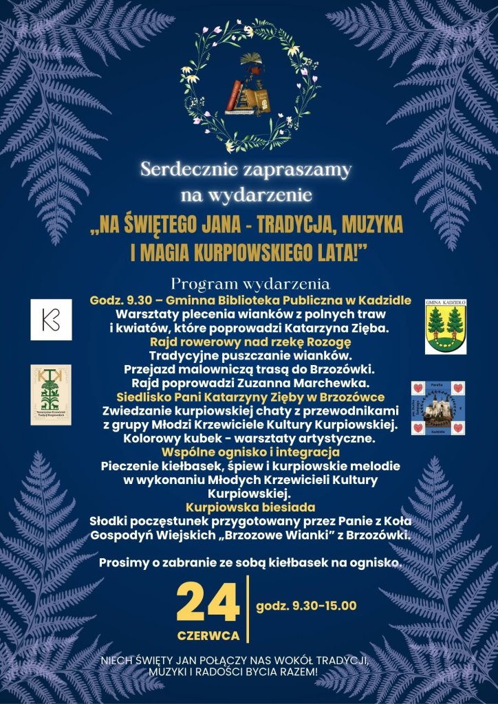 Warsztaty, rowery i ognisko. Nadchodzi świętojański dzień w Kadzidle!