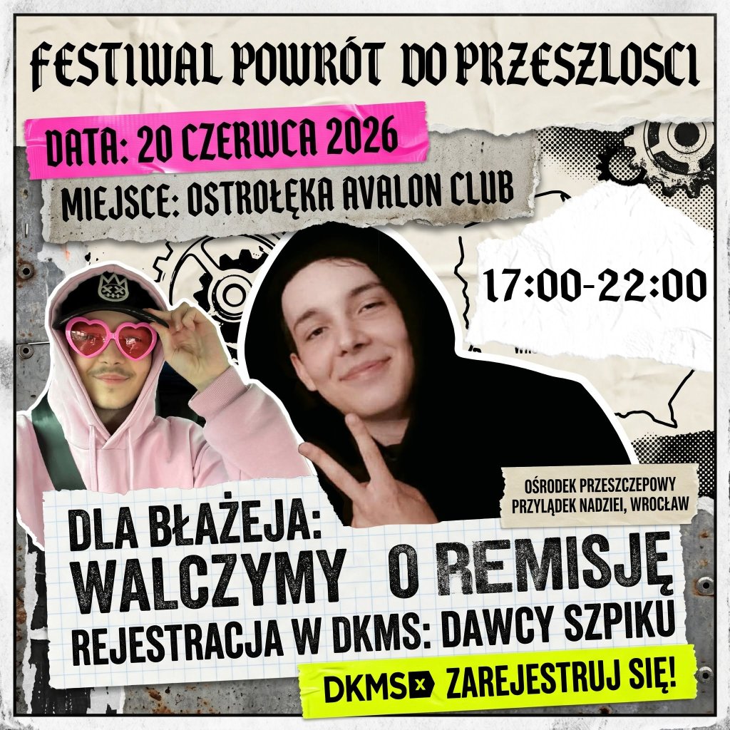 Muzyka, licytacje i wielkie serca. Nadchodzi festiwal „Powrót do Przeszłości” w Ostrołęce!
