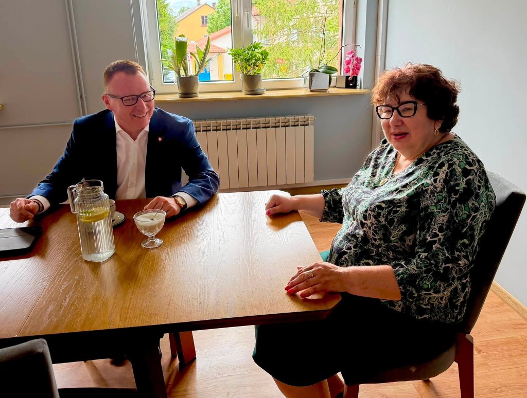 Poseł Popielarz znów w terenie. Odwiedził kolejny samorząd [ZDJĘCIA]