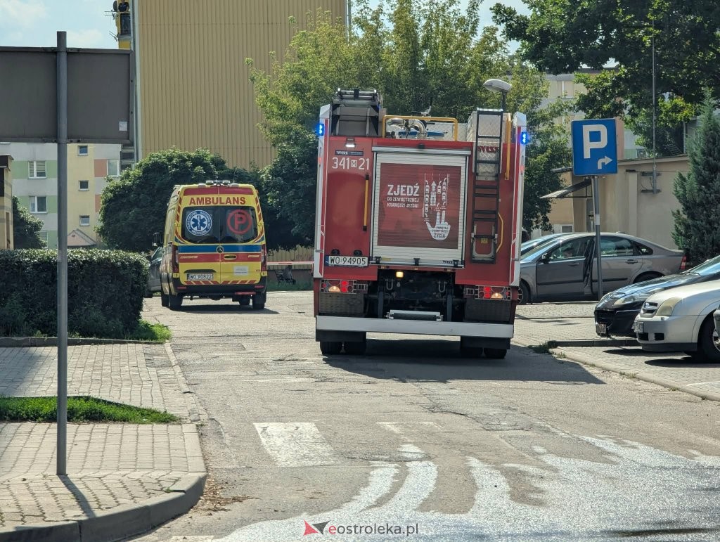 Niepokojące zgłoszenie w Ostrołęce. Co działo się przy Goworowskiej? [ZDJĘCIA]