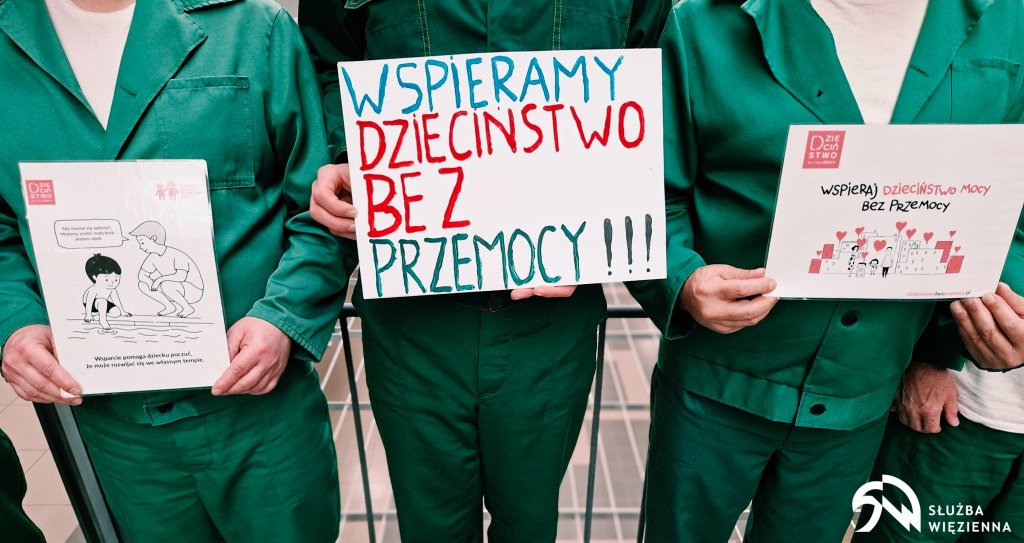 Zakład Karny w Przytułach Starych dołącza do akcji „Dzieciństwo bez Przemocy” [ZDJĘCIA]