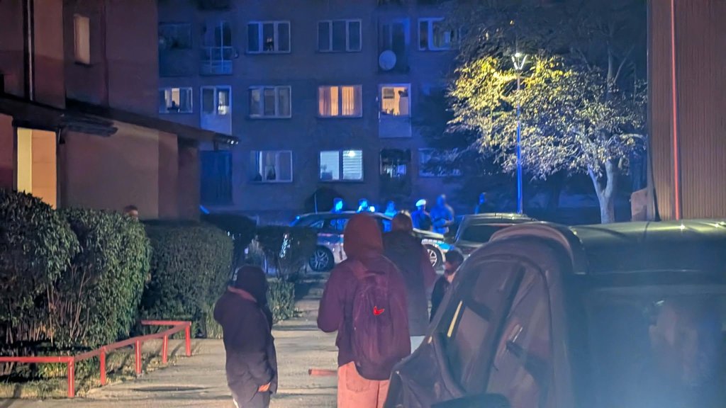 Wieczorne działania po ataku w ostrołęckiej szkole. Policja w kilku miejscach [ZDJĘCIA]
