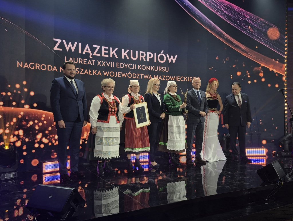 Związek Kurpiów z Nagrodą Marszałka Województwa Mazowieckiego. „Motywuje do kolejnych trzydziestu lat pracy”