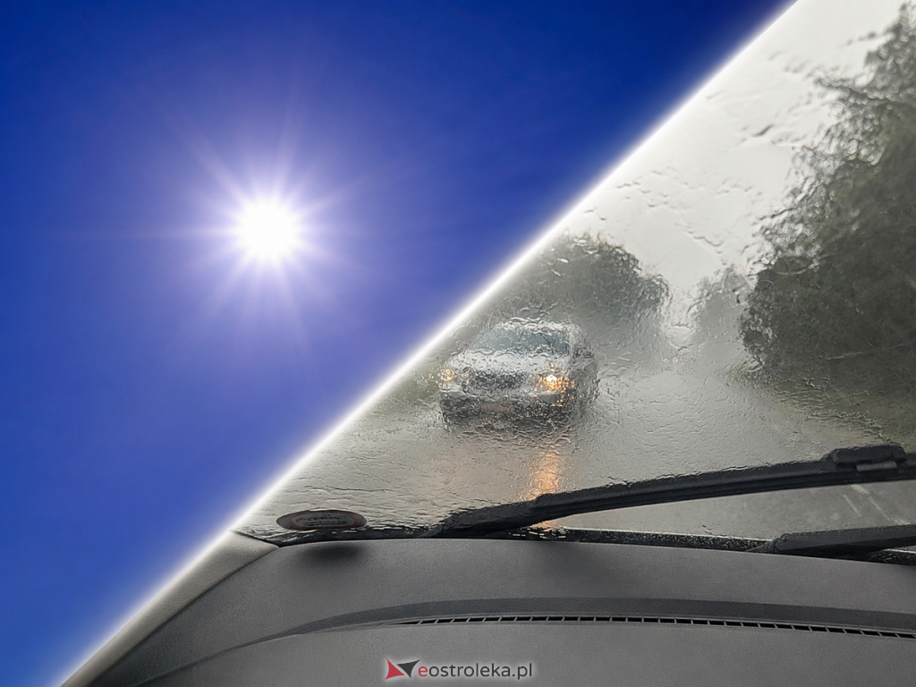 Niebezpieczna pogoda nad Ostrołęką. Dwa alerty IMGW obowiązują jednocześnie