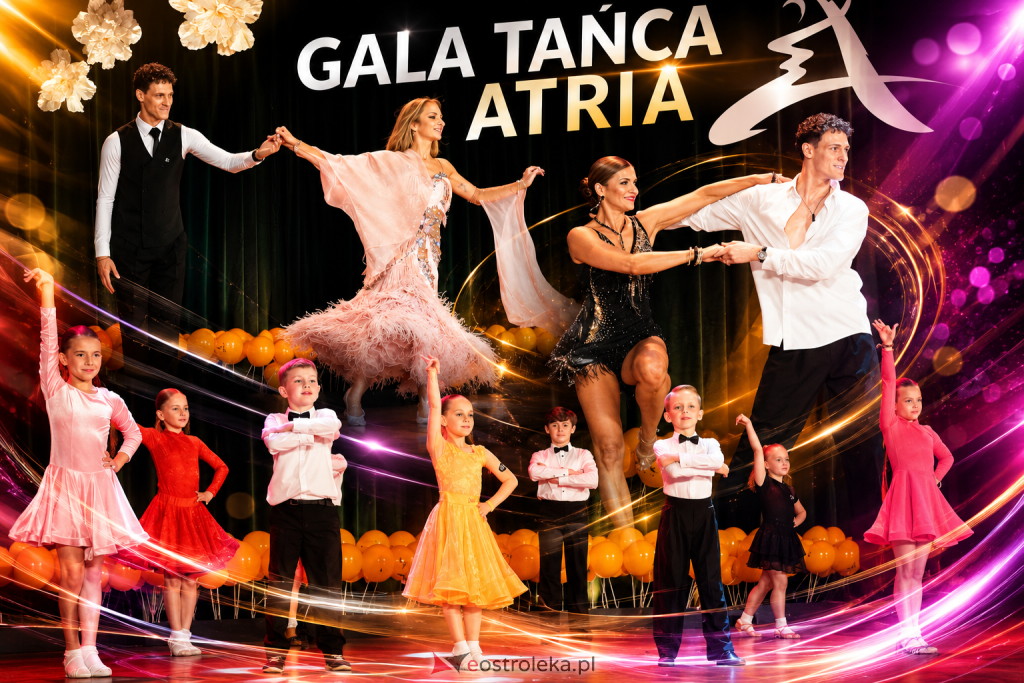 Gala Tańca Atria w Ostrołęckim Centrum Kultury. Przepiękne show! [ZDJĘCIA, WIDEO]