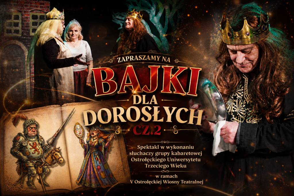 „Bajki dla dorosłych” cz. 2 na finał V Ostrołęckiej Wiosny Teatralnej w klubie Oczko!