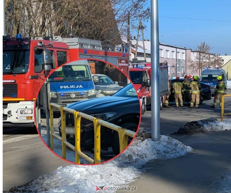 Tajemnicze auto na środku skrzyżowania. BMW zablokowało ruch przy “starym szpitalu” [ZDJĘCIA]