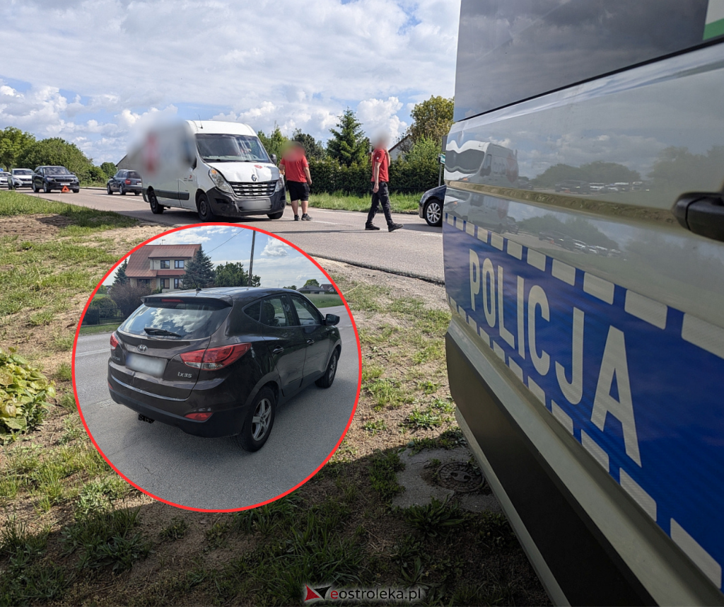 Kolizja za kolizją na trasie z Goworowa do Ostrołęki. Interweniowała policja [WIDEO, ZDJĘCIA]