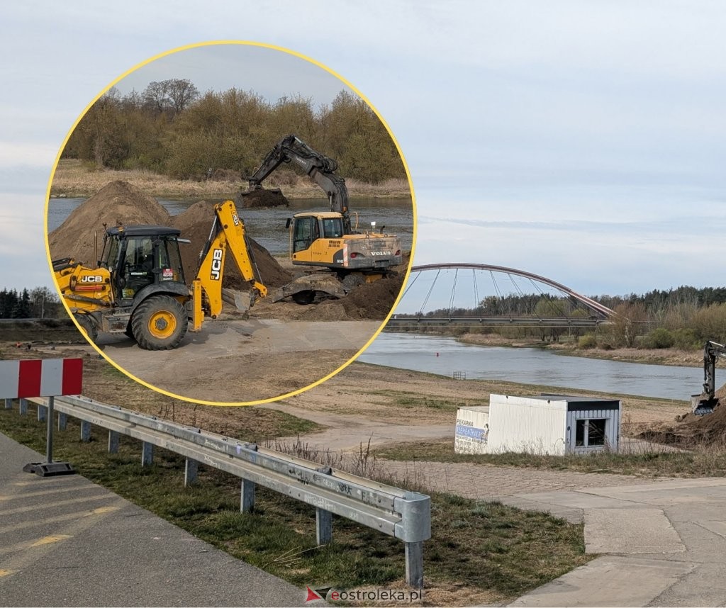 Ciężki sprzęt wjechał nad Narew. Ruszyła inwestycja za 4,7 miliona złotych! [WIDEO, ZDJĘCIA]