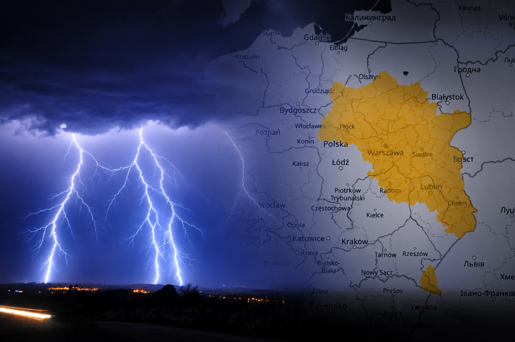 Ostrołęka i okolice w strefie ostrzeżenia! Synoptycy biją na alarm. "70 procent"