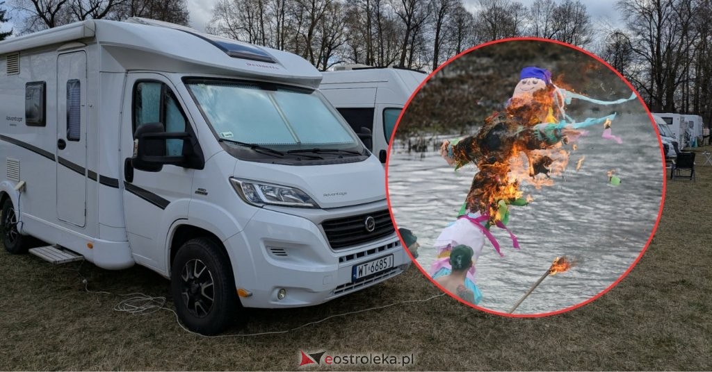 Caravaningowy hit sezonu. Marzanna spłonęła, sezon otwarty! [WIDEO, ZDJĘCIA]