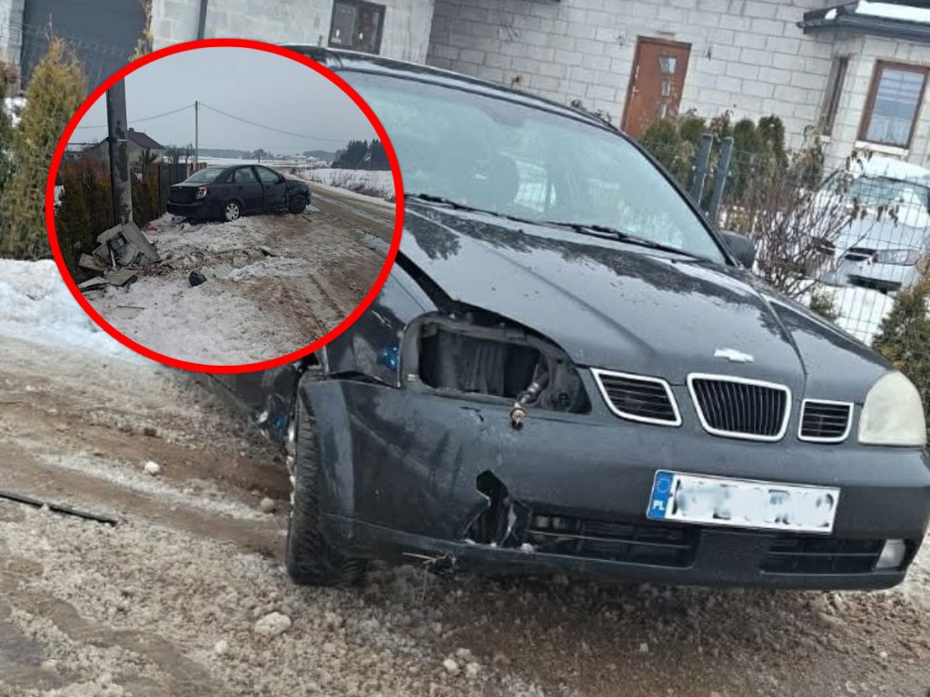 "Stracił panowanie". Uszkodzone przęsła i skrzynka, kierowca z mandatem