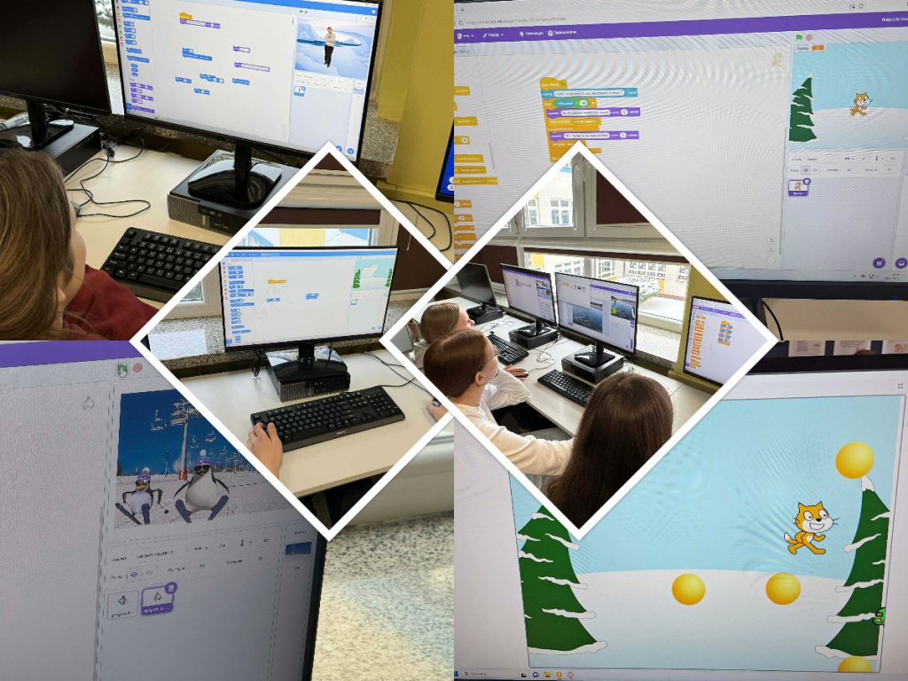Bezpieczne ferie – programujemy w Scratchu! [ZDJĘCIA]