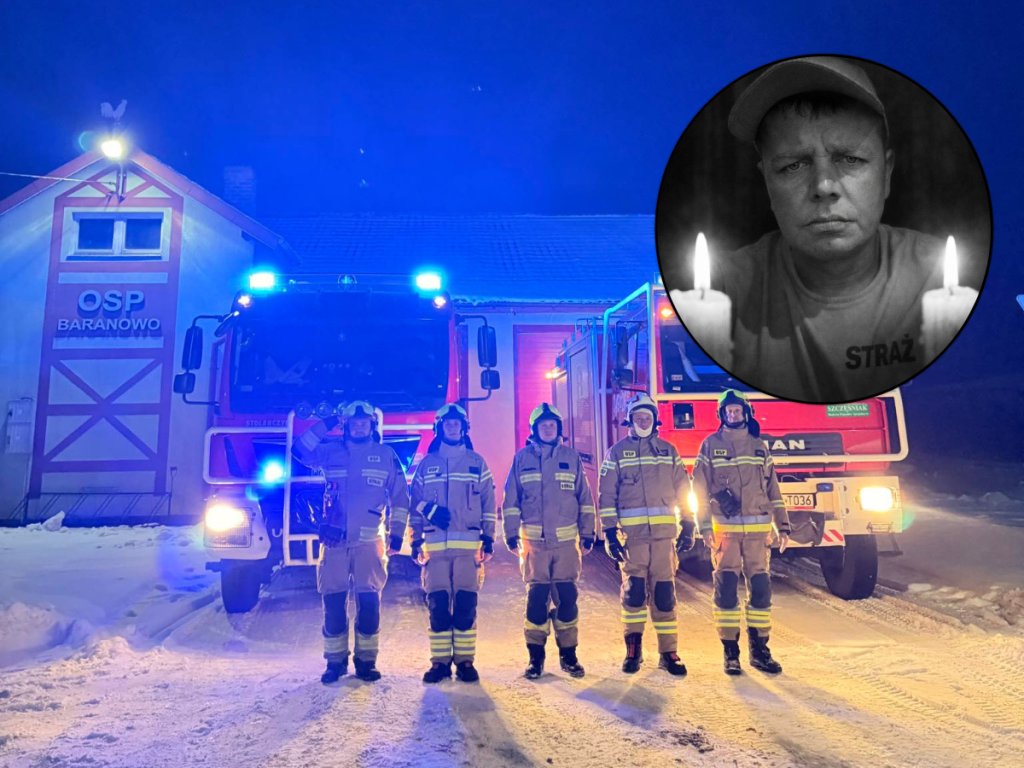 Żałoba w środowisku strażaków. Pożegnali druha Damiana