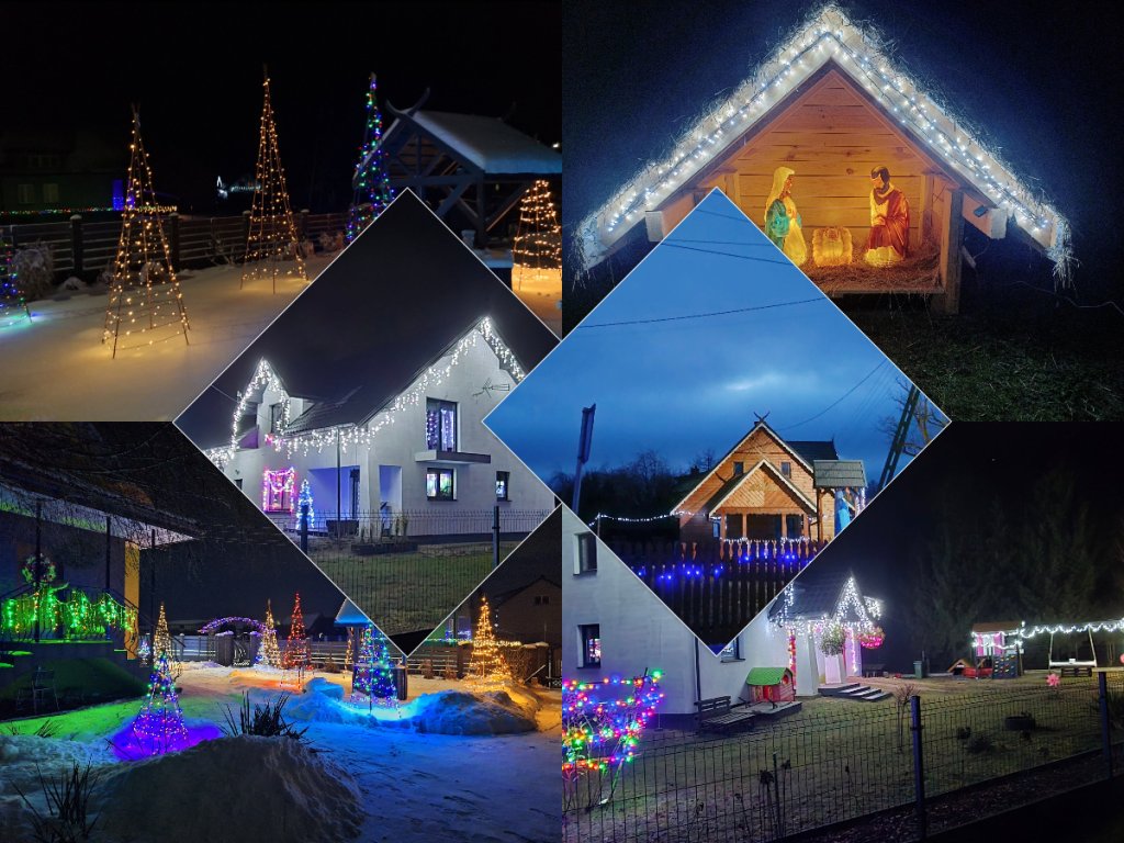 Ludzie mają fantazję! Zobacz najpiękniejsze świąteczne posesje [ZDJĘCIA]