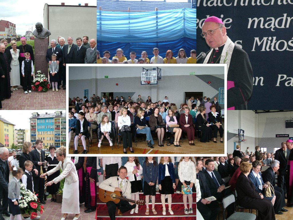 To była szczególna uroczystość. To wtedy odsłonięto popiersie Jana Pawła II przy SP 10. ZOBACZ ZDJĘCIA