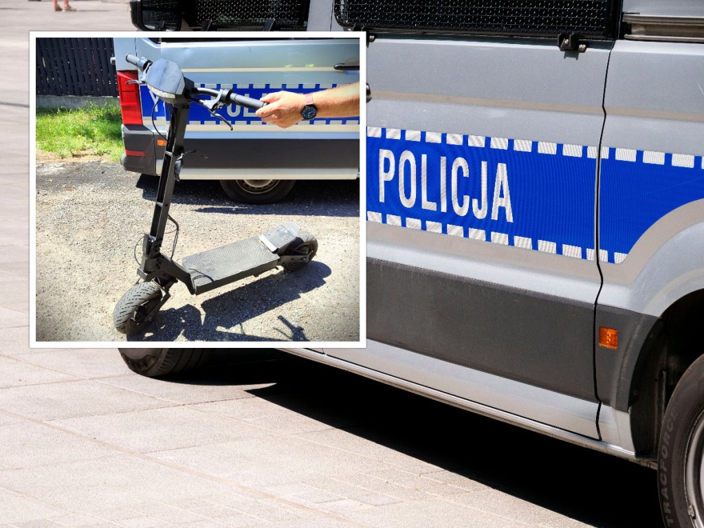 Policjanci nie wierzyli w odczyt. Tyle jechał 16-latek przez miasto. Hulajnogą!