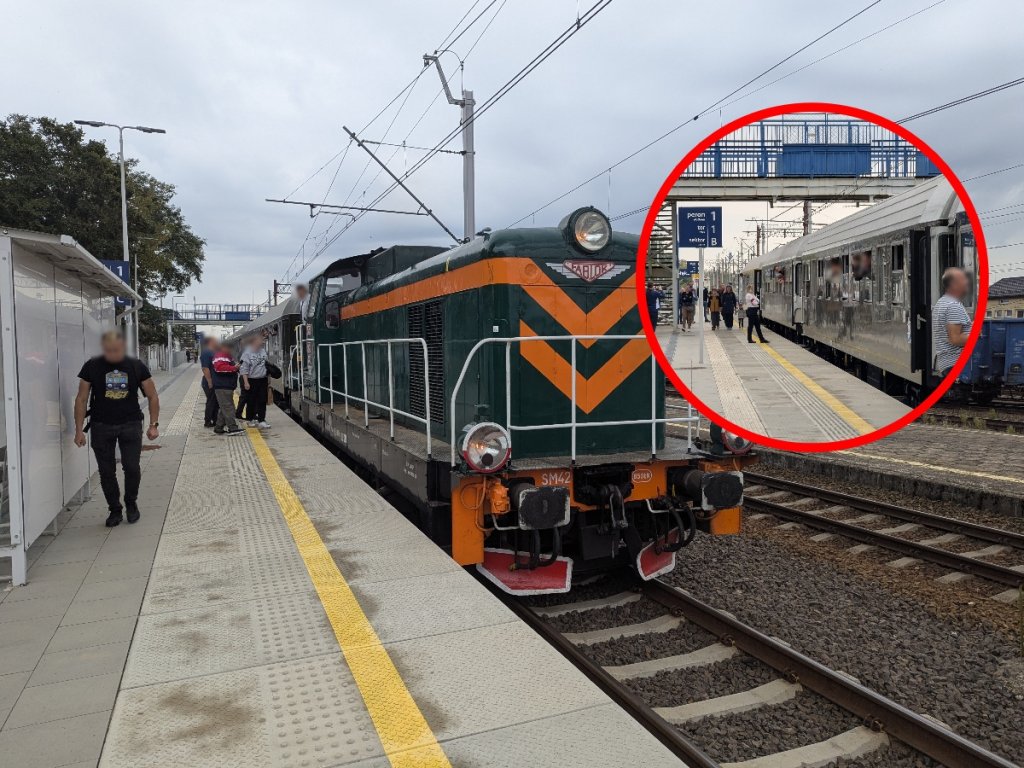 "Kurpiak" odjechał do Warszawy! Niezwykła podróż pociągiem w stylu retro [WIDEO, ZDJĘCIA]