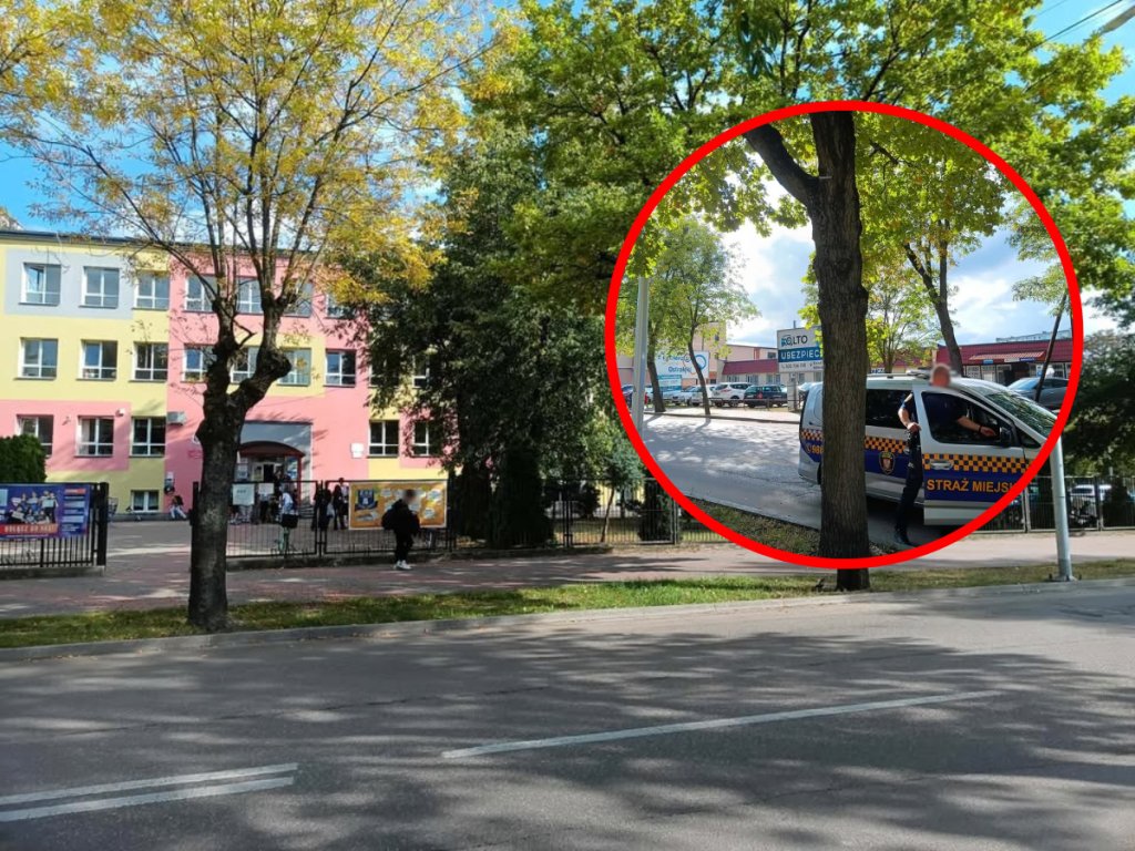 Niepokojąca sytuacja przy szkole. Przypadkowy świadek wezwał pomoc [ZDJĘCIA]