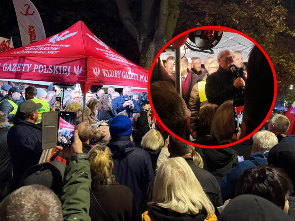 Poseł Grabowski o burzliwej nocy pod Trybunałem Konstytucyjnym. „Byliśmy do piątej”