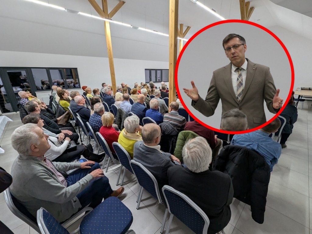 Poseł Grabowski w Rzekuniu. "Nie boimy się trudnych pytań" [WIDEO, ZDJĘCIA]