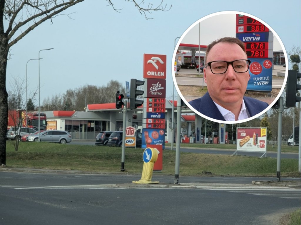 Poseł Popielarz przy Orlenie świętuje niższe ceny paliw. Internauci reagują