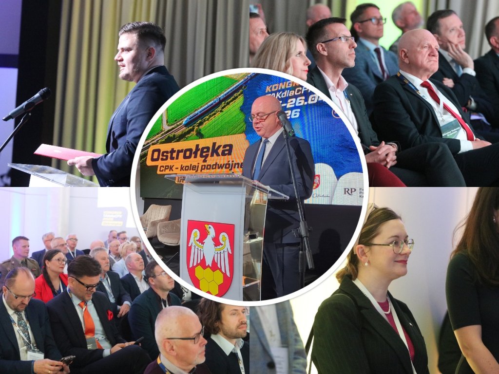 Kolej dla mieszkańców i wojska. Politycy i eksperci na kongresie w Ostrołęce [WIDEO, ZDJĘCIA]