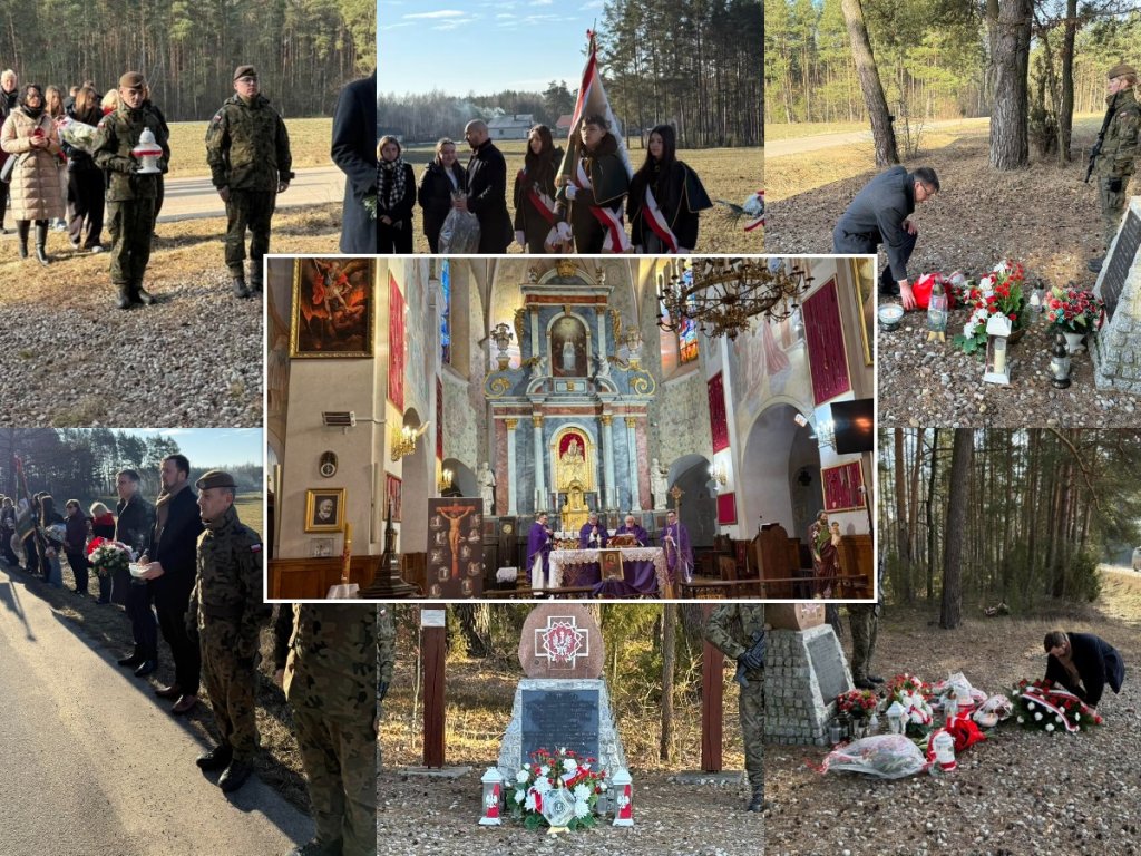 W hołdzie Niezłomnym. Kwiaty pod obeliskiem ppor. Kuleszy [ZDJĘCIA]