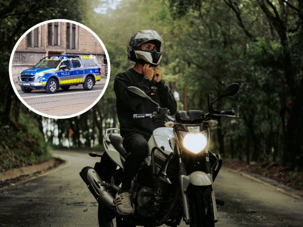 Kosztowny błąd motocyklisty z Ostrołęki. Taki mandat nie zdarza się często