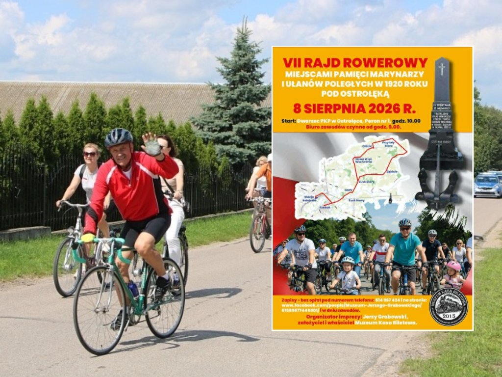 VII Rajd Rowerowy śladami bohaterów 1920 roku. Wyruszą z dworca! [ZAPISY]