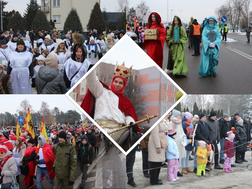 Orszak Trzech Króli 2026 w Ostrołęce. "Nadzieją się cieszą" [WIDEO, ZDJĘCIA]