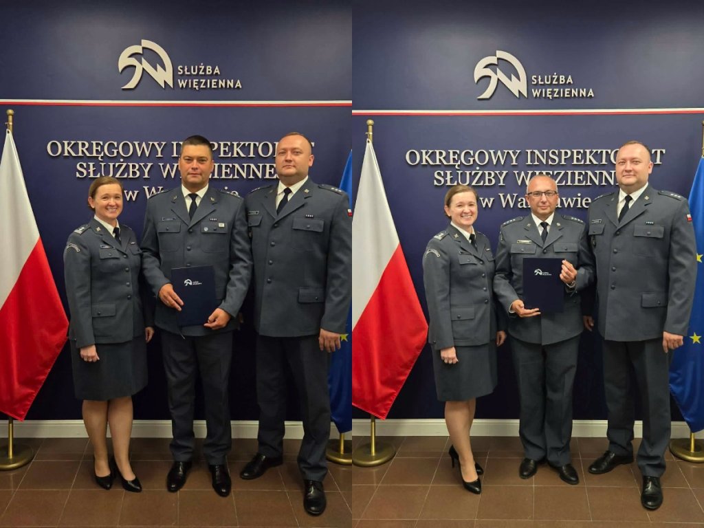 Nowi zastępcy dyrektora Zakładu Karnego w Przytułach Starych