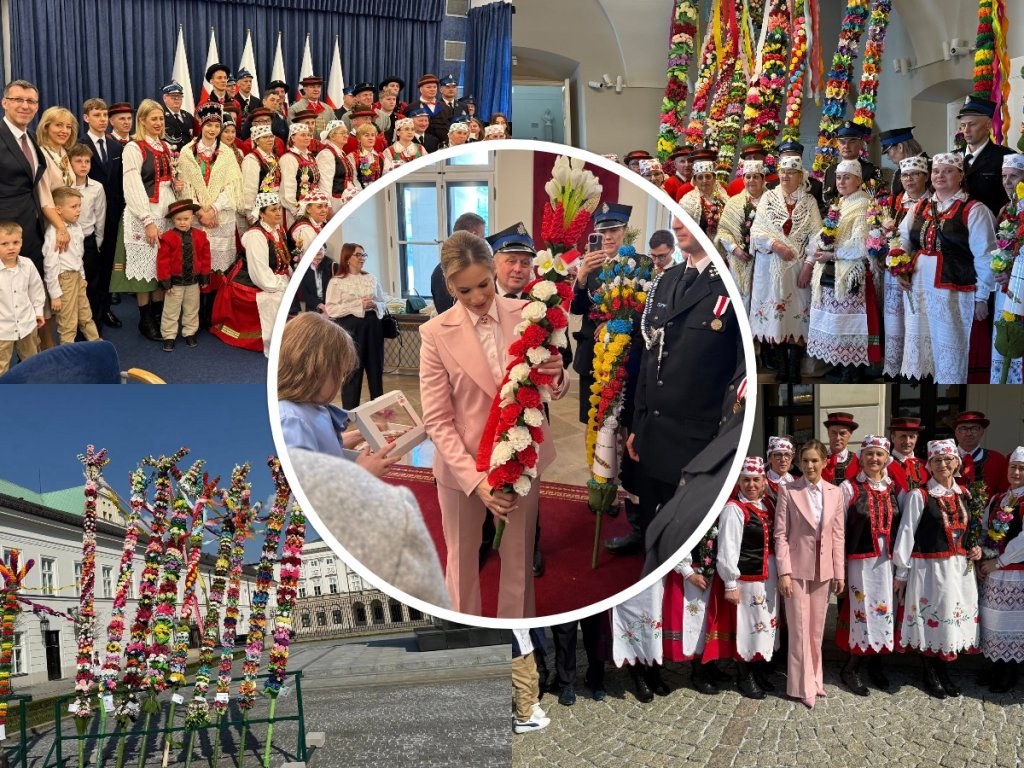 Niedziela Palmowa 2026. Kurpie w Pałacu Prezydenckim! ZOBACZ ZDJĘCIA