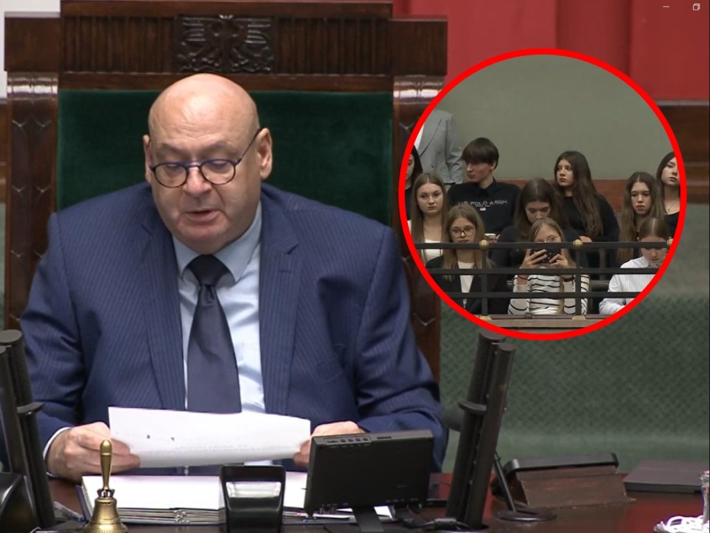 W dniu ataku byli w Sejmie. Wicemarszałek zwrócił się do uczniów. "Trzymajcie się" [WIDEO]