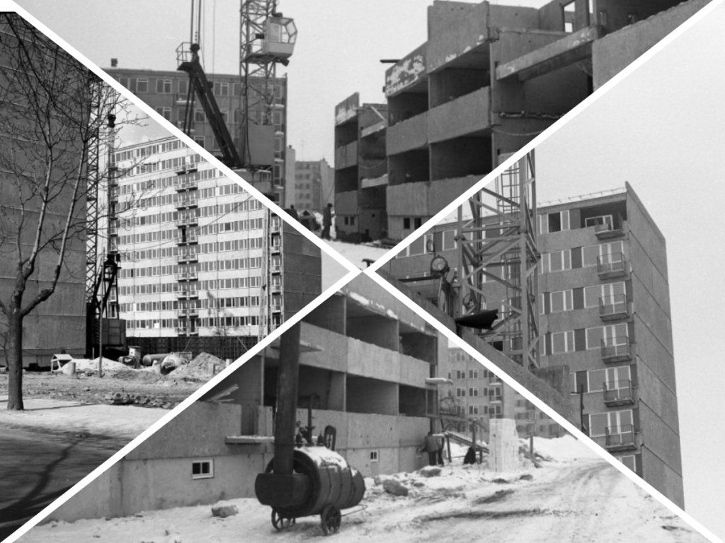 Ostrołęka pod koniec lat 70. XX wieku. Intensywna rozbudowa miasta. Zobacz unikalne zdjęcia