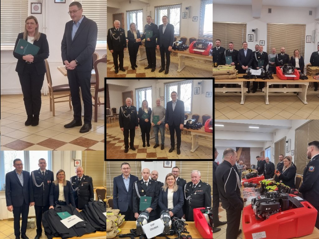 Nowe wyposażenie dla strażaków ochotników z gminy Myszyniec [ZDJĘCIA]