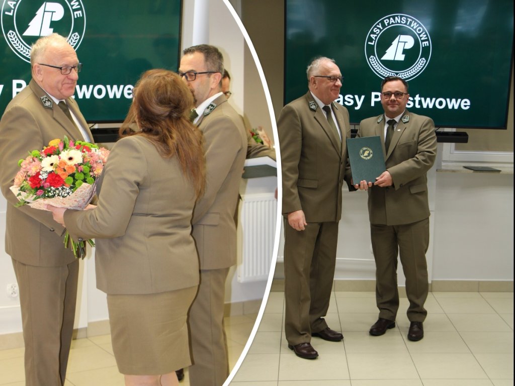 Po 42 latach pracy czas na emeryturę! Tak pożegnali nadleśniczego