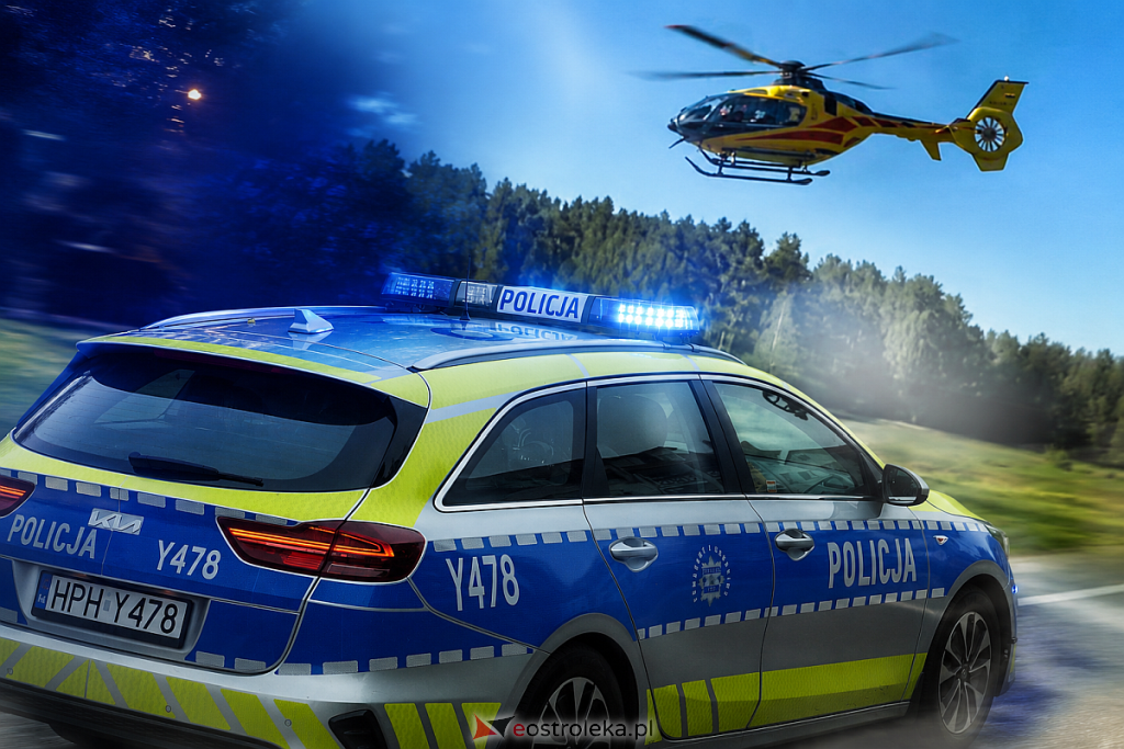 Wypadek motocyklisty niedaleko Ostrołęki. Na jaw wyszła jego przeszłość [WIDEO]