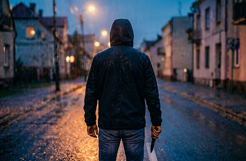 Nocny dramat na ulicach Ostrołęki. Policjanci obezwładnili desperata