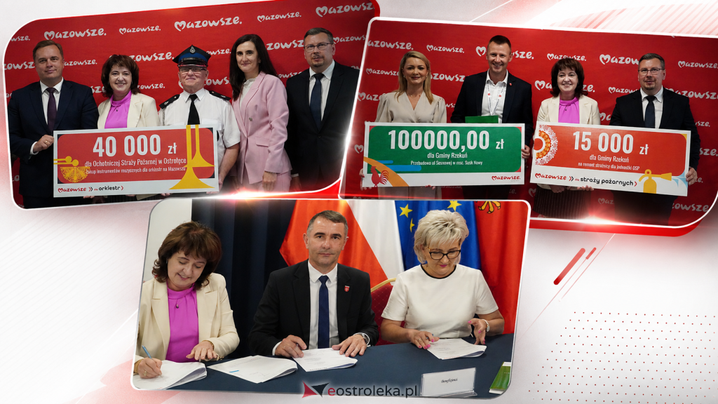 Sporo pieniędzy popłynie do Ostrołęki i sąsiednich gmin. Umowy na dotacje już podpisane! [ZDJĘCIA, WIDEO]