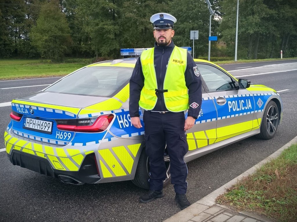 policja kontrola kierowca R&oacute;żan