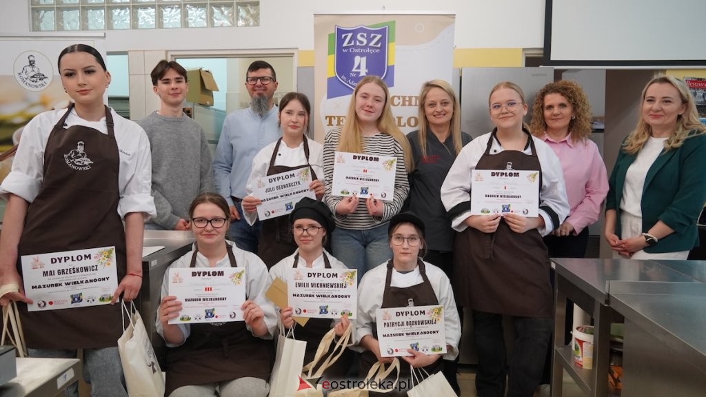 Finał konkursu na mazurek wielkanocny w ZSZ nr 4 w Ostrołęce [ZDJĘCIA, WIDEO]