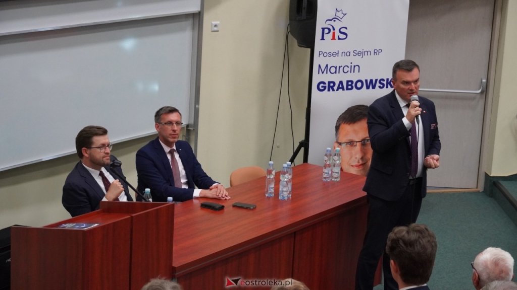 Politycy PiS w Ostrołęce. Śliwka i Krystian gośćmi Marcina Grabowskiego [WIDEO, ZDJĘCIA]