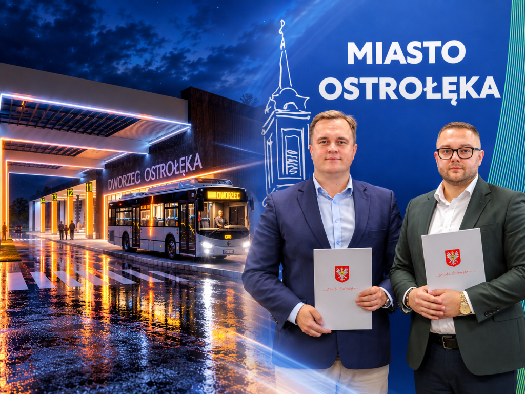 Podpisano umowę na budowę Centrum Przesiadkowego w Ostrołęce
