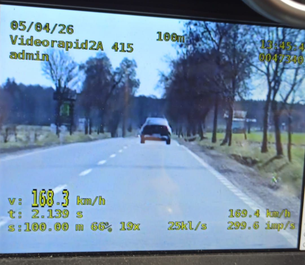 Przesadził to mało powiedziane. Mundurowi z Ostrołęki przecierali oczy ze zdumienia