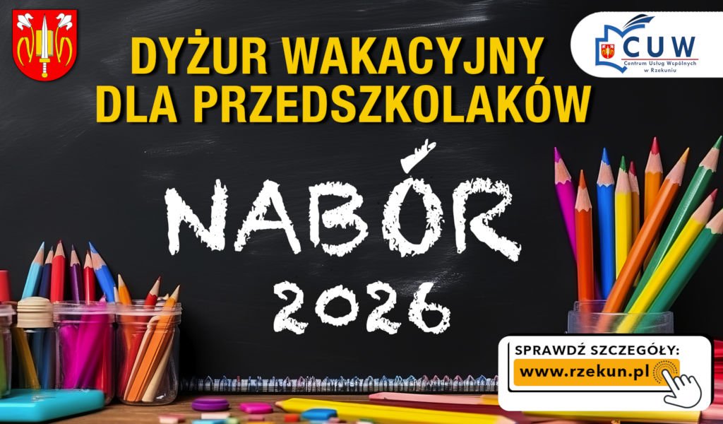 Dyżury wakacyjne w przedszkolach w gminie Rzekuń. Ruszyły zapisy